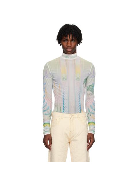CASABLANCA Multicolor 'La Monnaie' T-Shirt