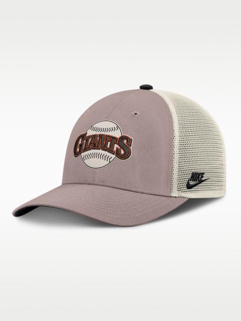 Nike San Francisco Giants Cooperstown Rise Men's Nike MLB Adjustable Trucker Hat