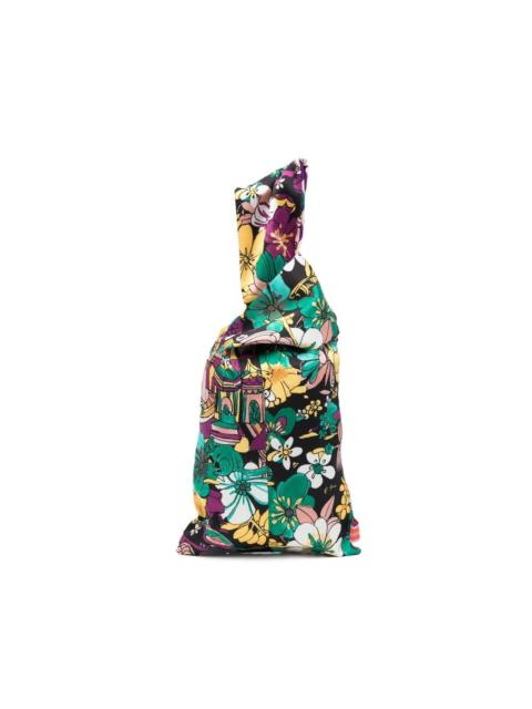 La DoubleJ Knot floral-print bag