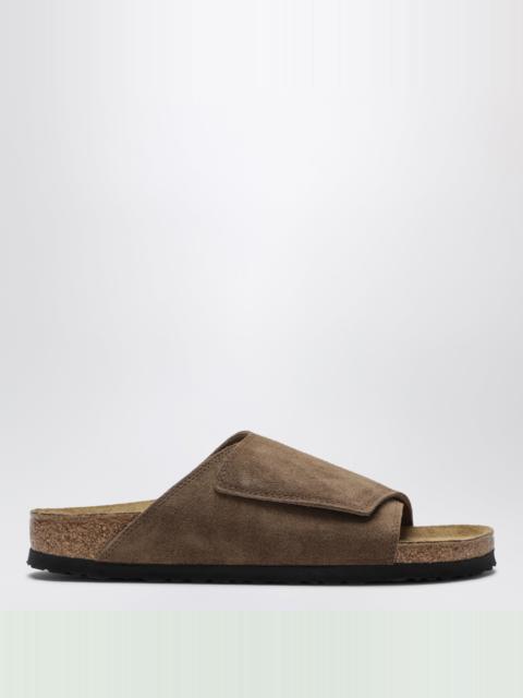 BIRKENSTOCK Brown Solana VL suede slides