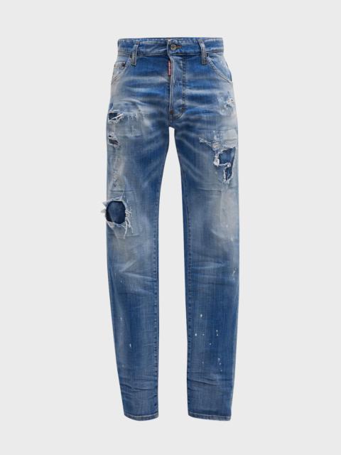 Men's Cool Guy Distressed Slim Jeans