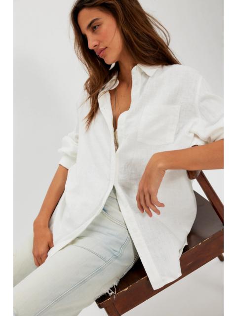 FREE PEOPLE Everyday Linen Shirt