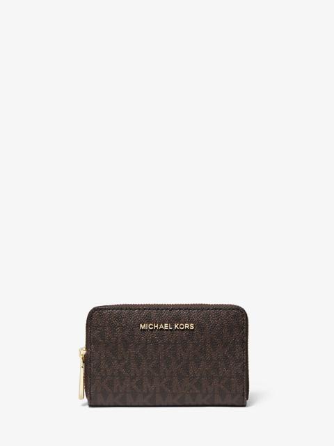 MICHAEL KORS Small Logo and Leather Wallet