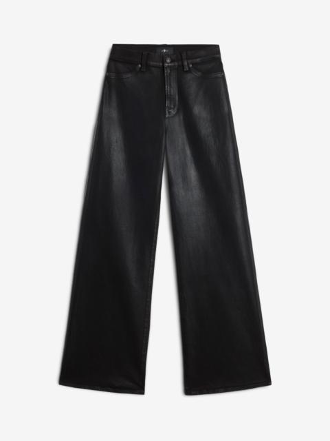 7 For All Mankind Lotta in Coated Black