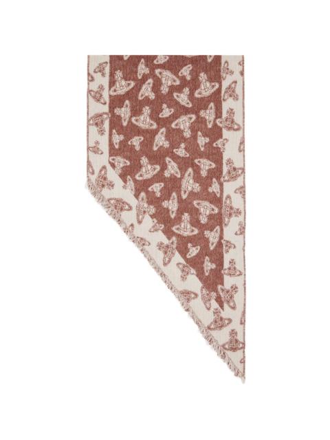 Vivienne Westwood Brown Two Point Scarf