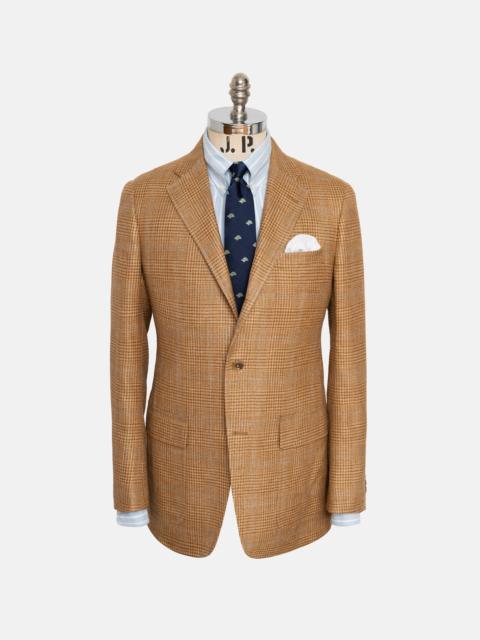 J. PRESS MADE-IN-USA LIGHT BROWN PRINCE OF WALES SPORT COAT