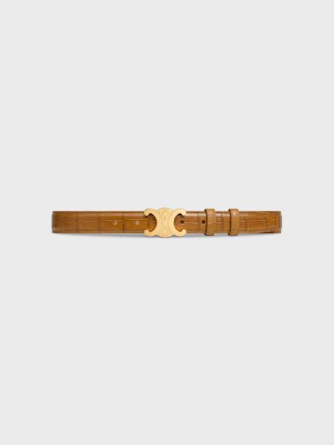 CELINE Medium 25MM Triomphe Belt IN ALLIGATOR