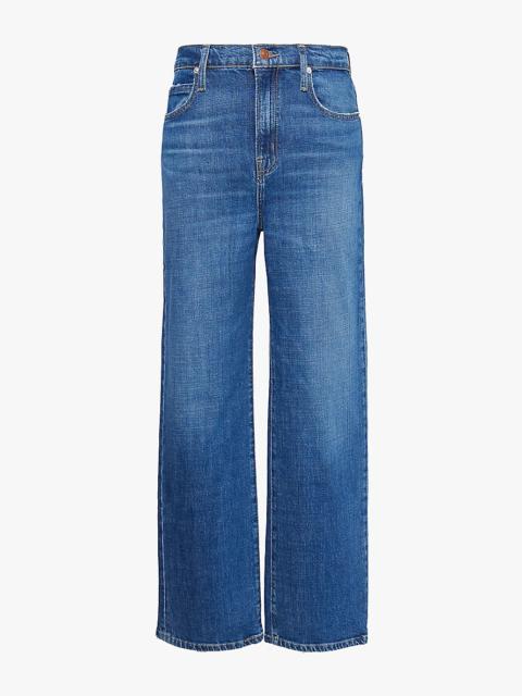 Le Jane Ankle straight-leg high-rise stretch-denim jeans