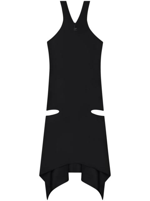 courrèges criss-cross jersey mini dress
