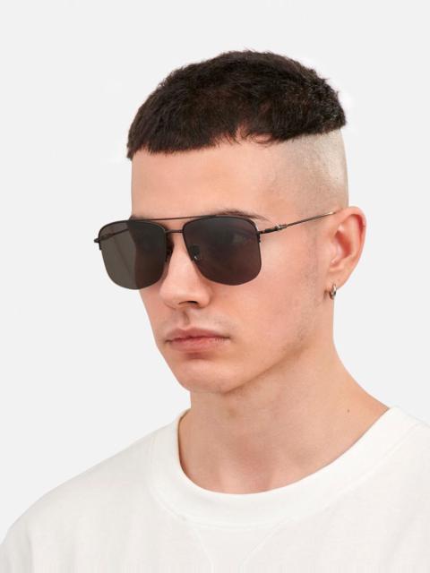 DOUBLE BRIDGE METAL AVIATOR SUNGLASSES