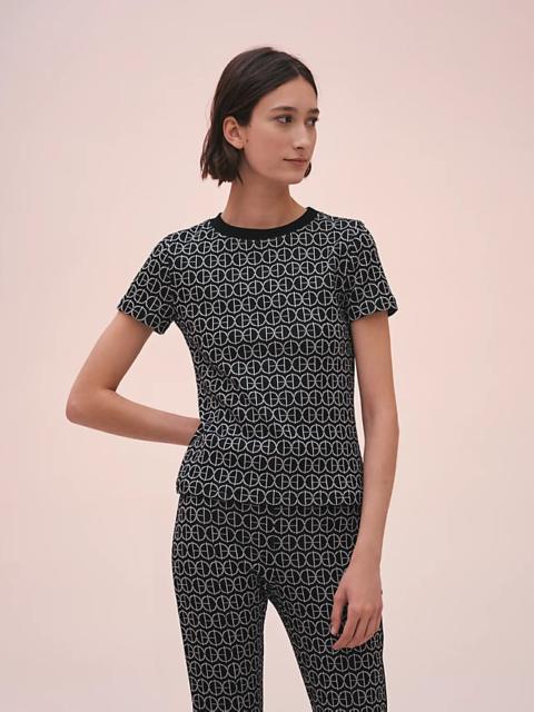 Hermès "H Rond" jacquard micro t-shirt