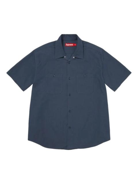 Supreme Supreme SS26 Cigarette S/S Shirt 'Navy' SUP-SS26-267-NVY