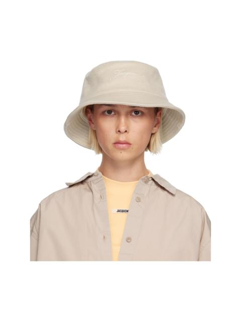 JACQUEMUS Off-White 'The Cachemiro' Bucket Hat