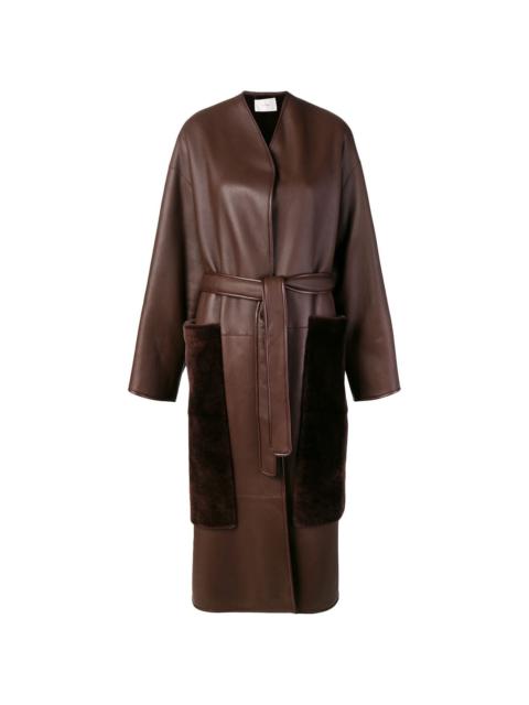 belted midi coat