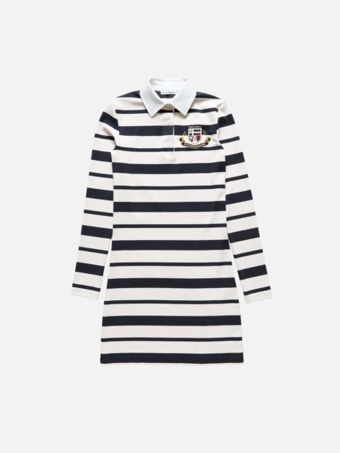 Acne Studios Striped polo dress - Navy/ecru