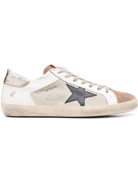 Golden Goose Golden Goose Super-Star White Silver Cream