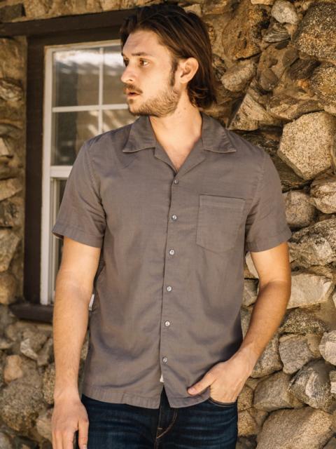 HIROSHI KATO The Wrench Double Gauze Organic Cotton Shirt - Charcoal
