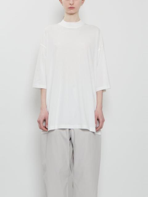 SOFIE D'HOORE Tick Fine Cotton Jersey T-Shirt — Off White