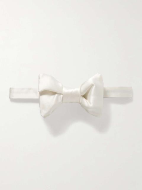 Pre-Tied Silk-Satin Bow Tie