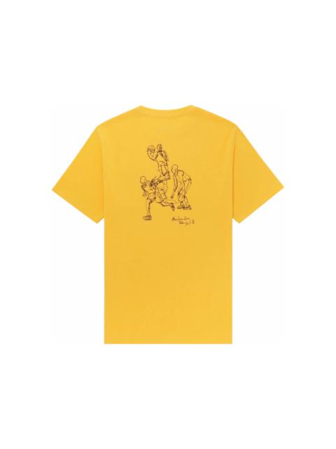 AIMÉ LEON DORE Aime Leon Dore Basketball Study Tee Yellow