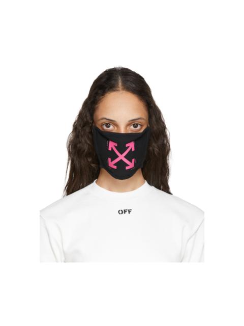 Off-White Black & Pink Arrows Mask