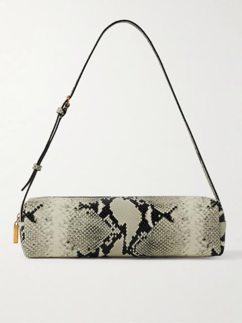 KHAITE Kye snake-effect leather shoulder bag Snake print