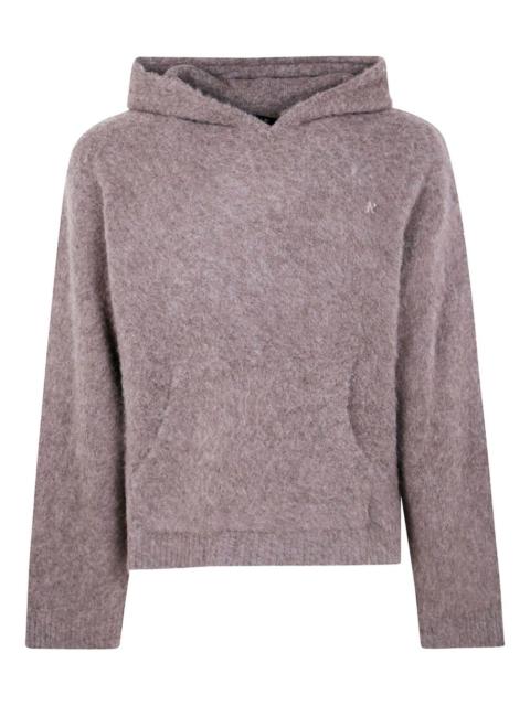 REPRESENT logo-embroidered hoodie