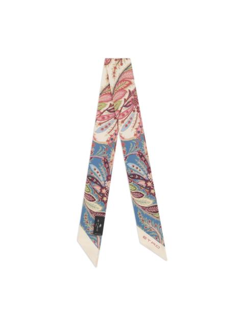 Etro paisley-print silk scarf