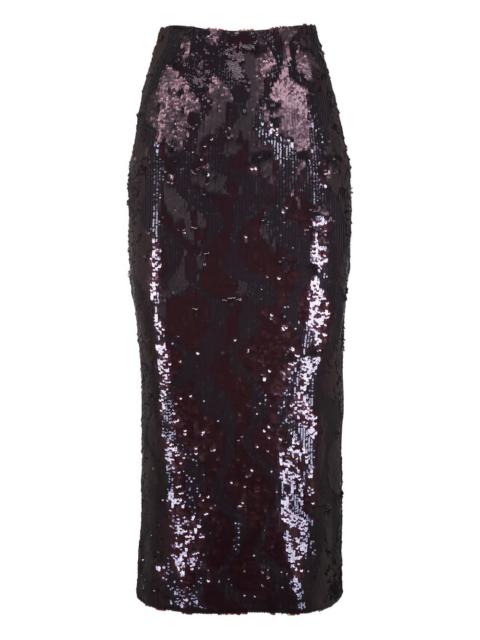VERONICA BEARD Koa sequin midi skirt