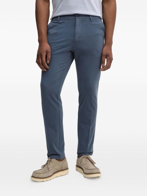 BOSS straight-fit cotton trousers