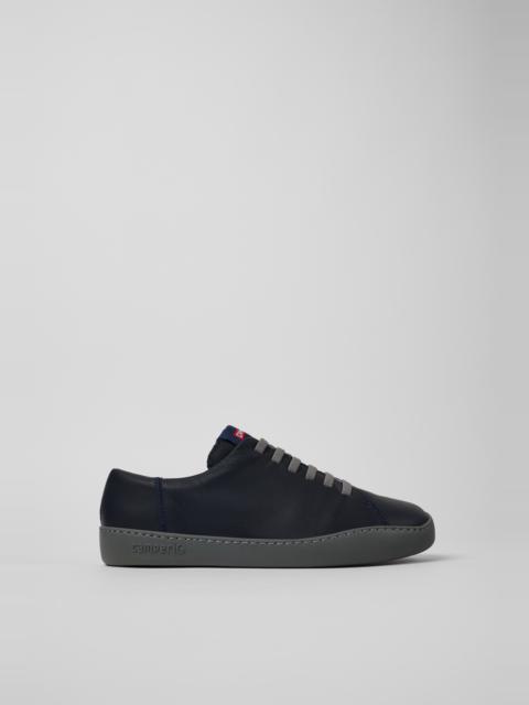 CAMPERLAB Blue Leather Sneakers for Men.