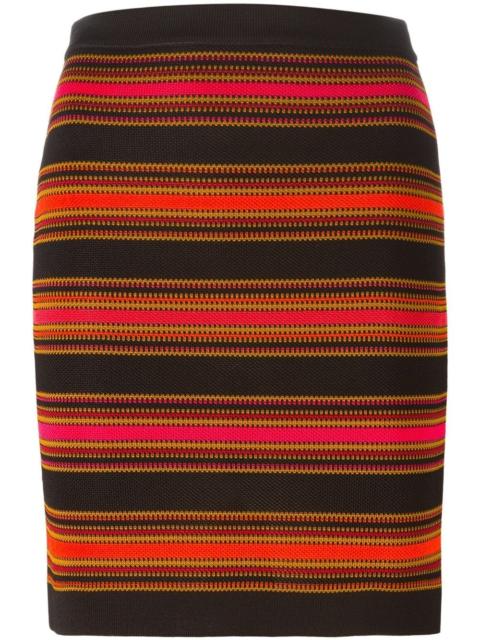 Balmain striped skirt