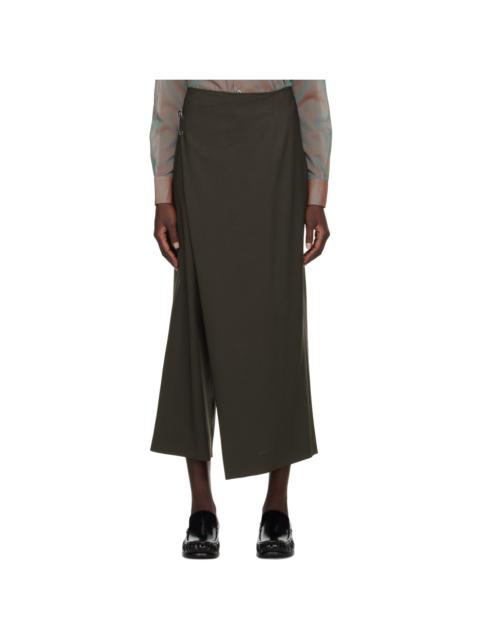 6397 Gray Wrap Trousers