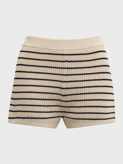Viola Stripe Knit Shorts