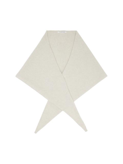 LE17SEPTEMBRE Gray Cashmere Blend Muffler Scarf