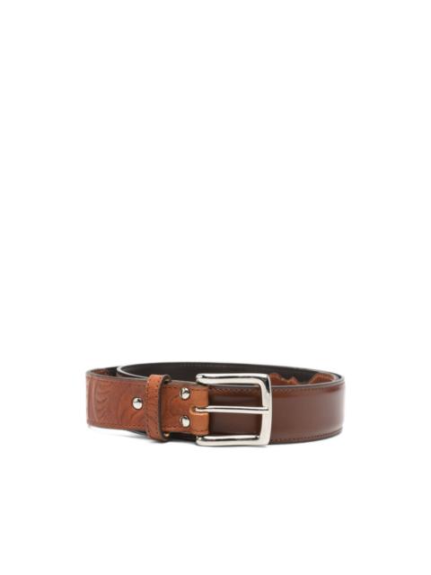MAGLIANO embossed leather belt
