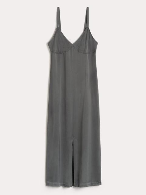 Totême Seamless rib tank dress faded olive | REVERSIBLE