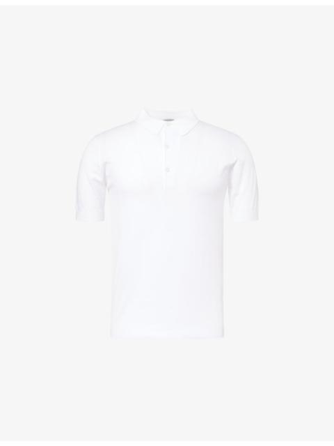 JOHN SMEDLEY Adrian Sea Island Cotton Polo Shirt