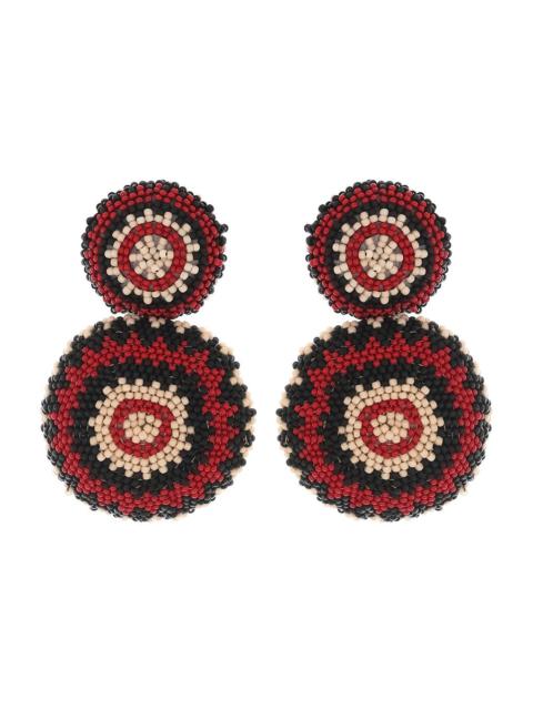 Iraca Palm Beaded Earrings