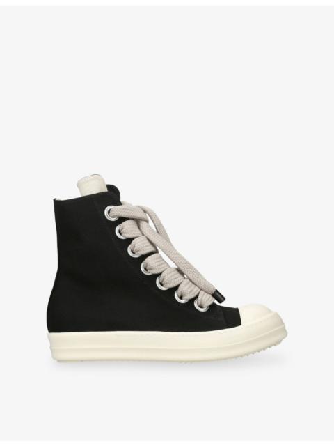 Rick Owens DRKSHDW Jumbo Lace Canvas Trainers