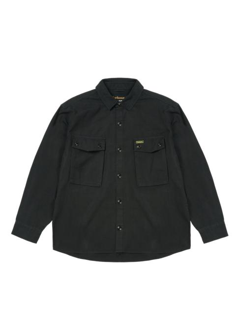 PALACE PALACE BARBOUR OFFICER SHIRT BLACK