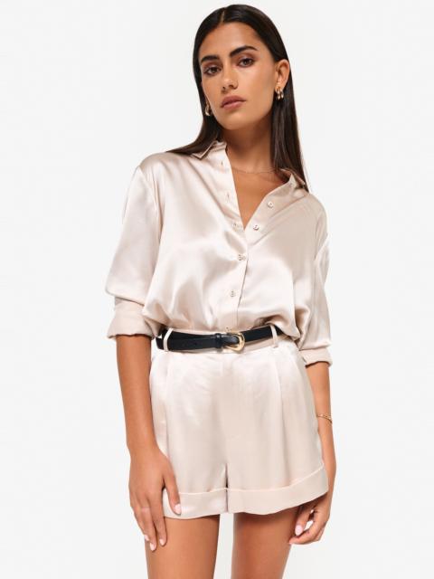 CAMI NYC CROSBY SILK BLOUSE OAT