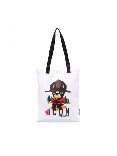 DSQUARED2 mountie dog tote bag