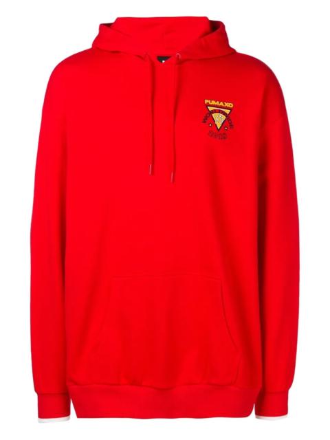 PUMA X XO logo printed hoodie