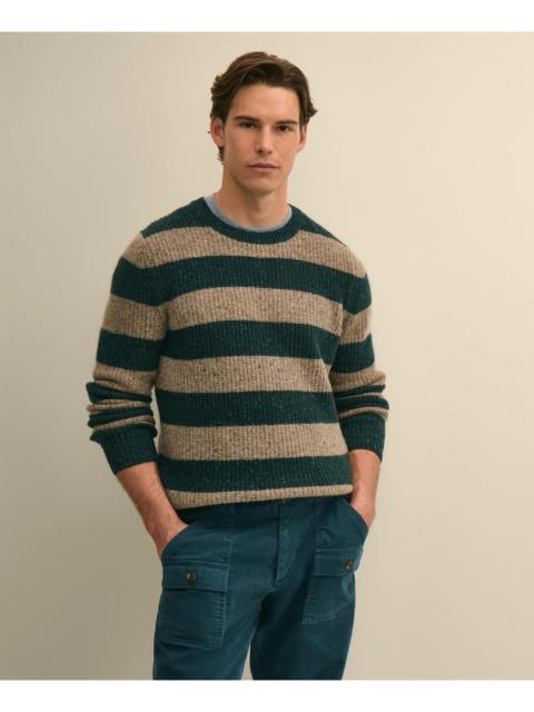 Brooks Brothers Merino Wool English Rib Crewneck Sweater