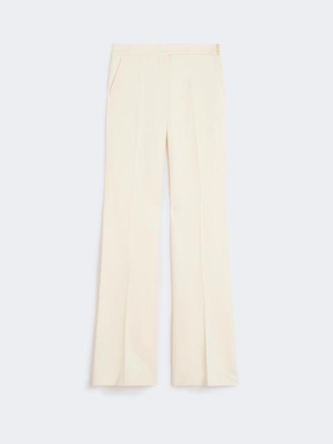 Sportmax PIACERE Viscose trousers - LIGHT YELLOW