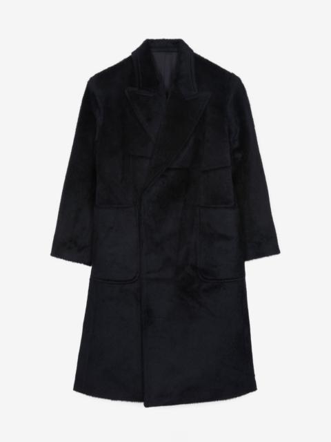 The Frankie Shop Jaylene Oversized Wool Coat - Black