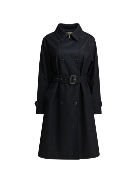 Herno double-breasted belted coat