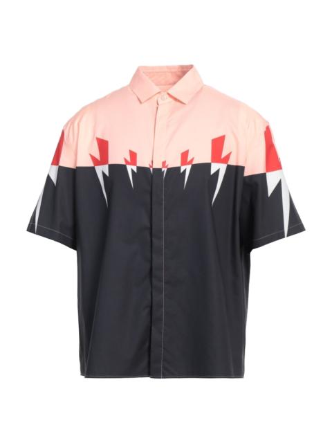 Neil Barrett Pink Men's Patterned Shirt