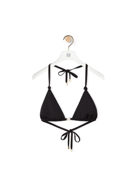 Loewe Anagram bikini top in polyamide and elastane